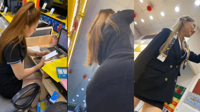 Quay lén nhân viên TGDD cực xinh chân dài - sevtrb.sbs