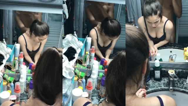 Doggy em trước gương trong nhà vệ sinh - sevtrb.sbs