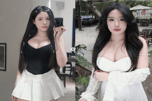 Check hàng em Giang bím hồng trắng nõn - sevtrb.sbs